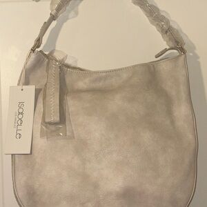 Isabelle Women's Elegant Cream Hobo Bag